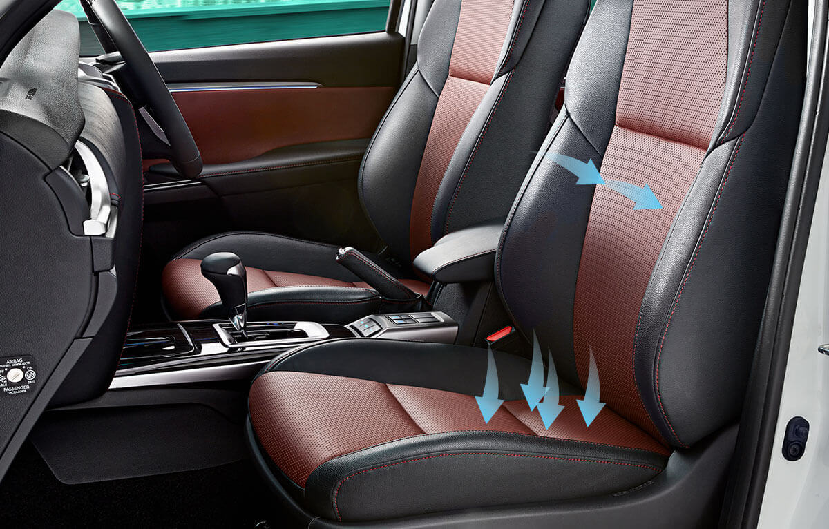 Superior Suction based Seat Ventilation System (Front Row)