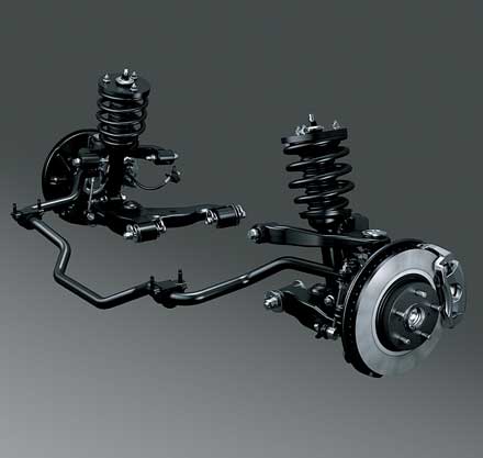 IMPROVED SUSPENSION WITH PITCH & BOUNCE CONTROL