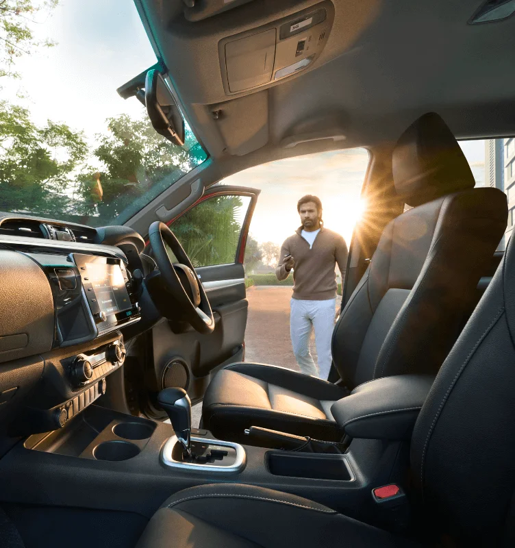 Cabin Wrapped in Soft Leather and Metallic Accents